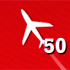 50 vuelos